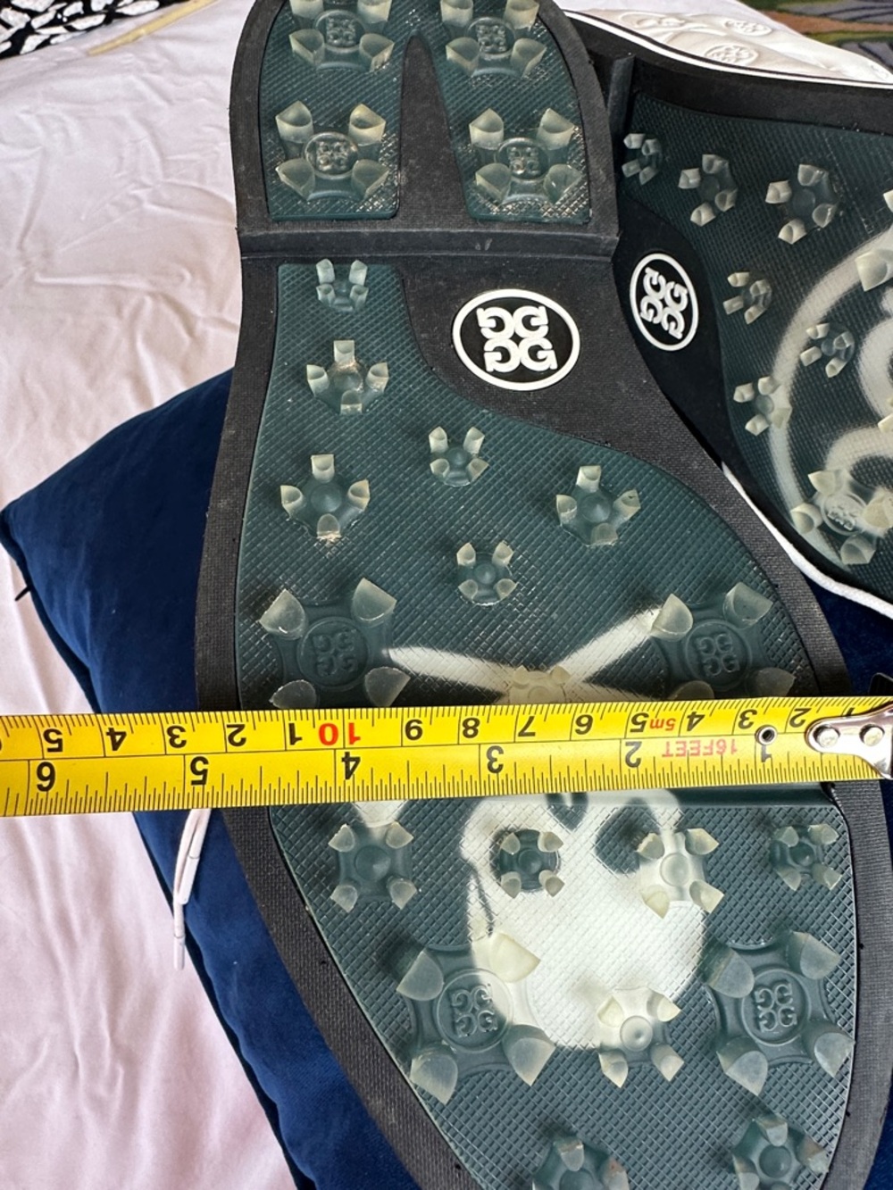 G/FORE White Embossed Skull Athletic Dress Shoes !!!read remarks!!! - Picture 7 of 8